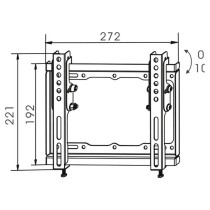 SupportoTVTMElectron20kg17"-42"