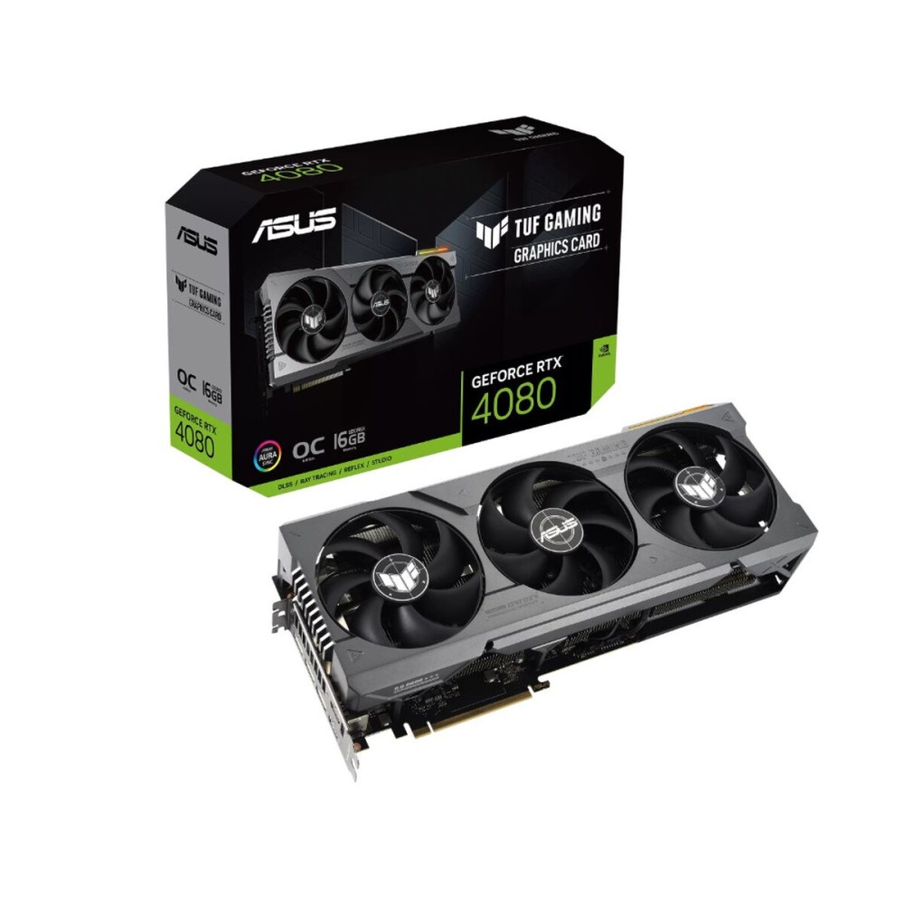 TarjetaGráficaAsusTUF-RTX4080-O16G-GAMING16GBGDDR6XNVIDIAGeForceRTX408016GBRAM