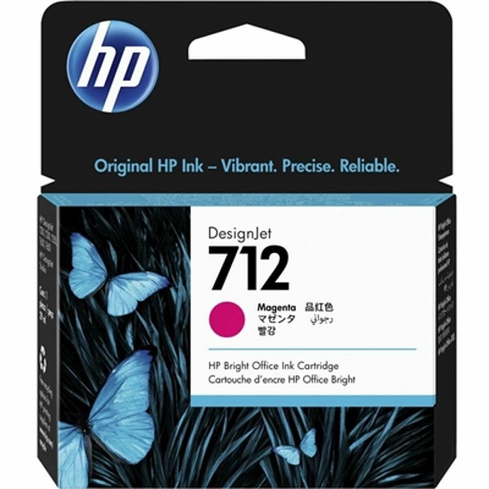 TinteirodeTintaOriginalHP712Magenta