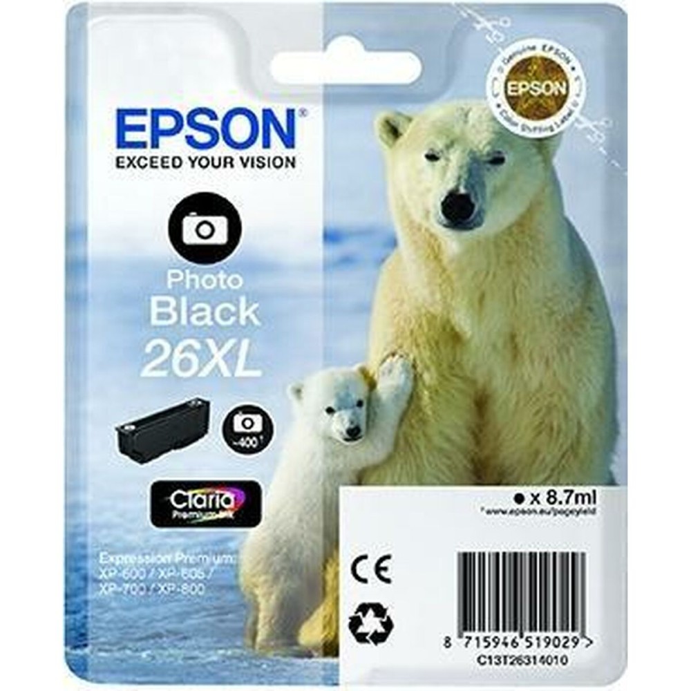 TinteirodeTintaOriginalEpson26XLPreto