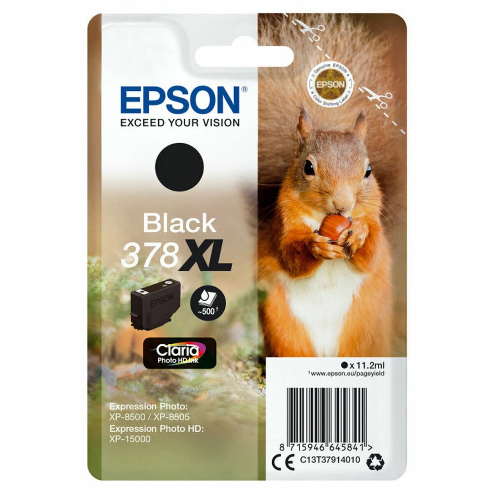 TinteirodeTintaOriginalEpson378XL11,2mlPreto