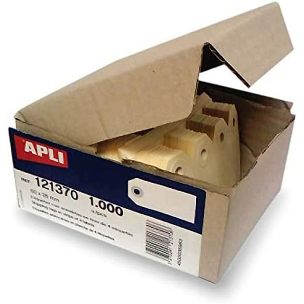 Adhesives/Labels Apli 1000 Pieces With washer 80 x 38 mm Cream