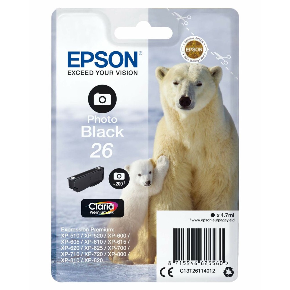 TinteirodeTintaOriginalEpson26Preto