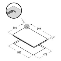 GasplatteCataLCI6031BK60cm(4Kochbereiche)Naturgas