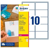 Printer Labels Avery L4612 99,1 x 57 mm White 25 Sheets (5 Units)