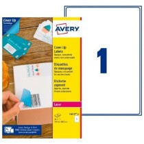 Printer Labels Avery L4610 199,6 x 289,1 mm White 25 Sheets (5 Units)