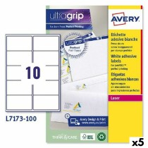 Etichette per Stampante Avery L7173 99,1 x 57 mm Bianco 100 fogli (5 Unità)