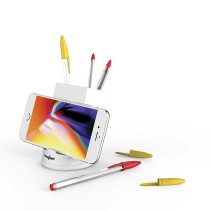 Wireless Charger with Mobile Holder MiniBatt PowerCUP White Pencil