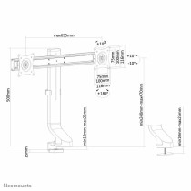 Bildschirm-TrägerfürdenTischNeomountsFPMA-D860DBLACK