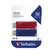 Pendrive Verbatim Slider 2 Stücke Bunt 32 GB (2 Stück)