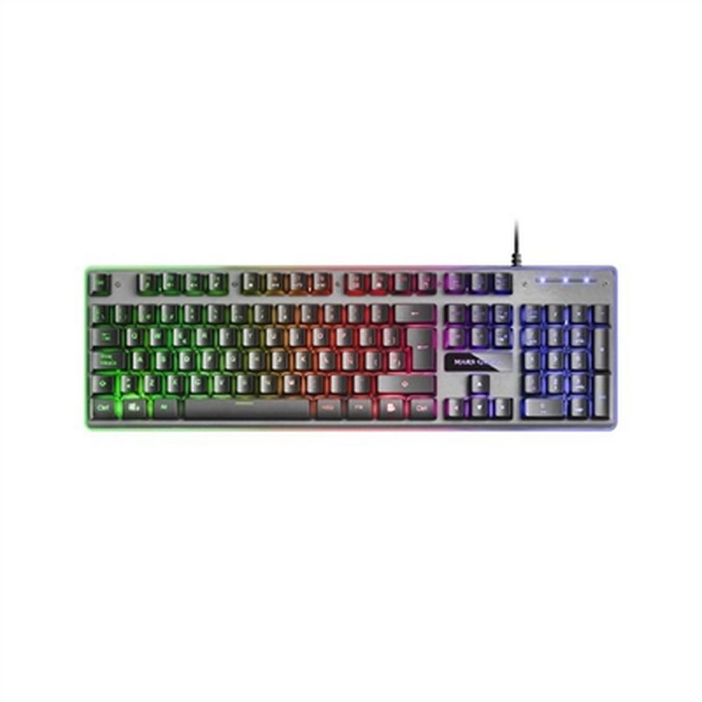 GamingTastaturMarsGamingMK220SchwarzSchwarz/GrauQwertySpanisch