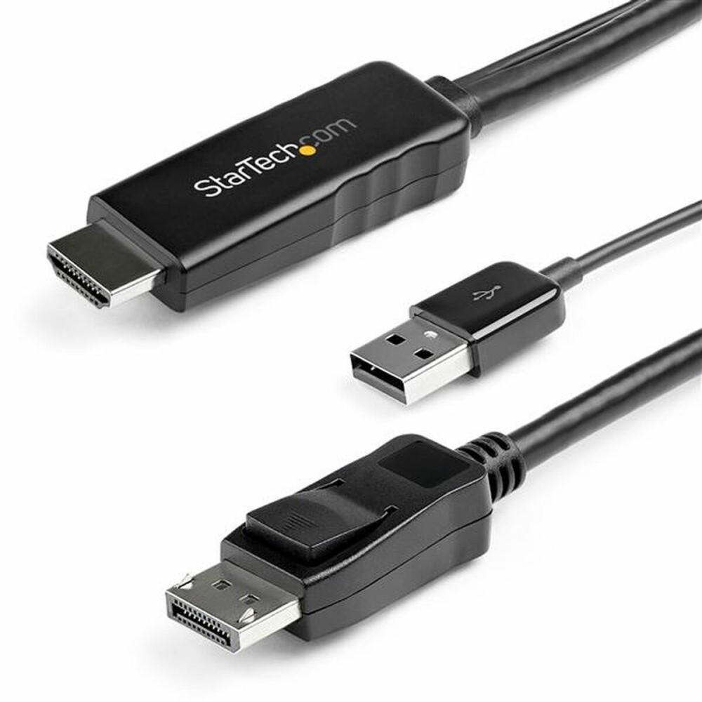 AdaptadorDisplayPortparaHDMI/VGAStartechHD2DPMM2M(2m)Preto