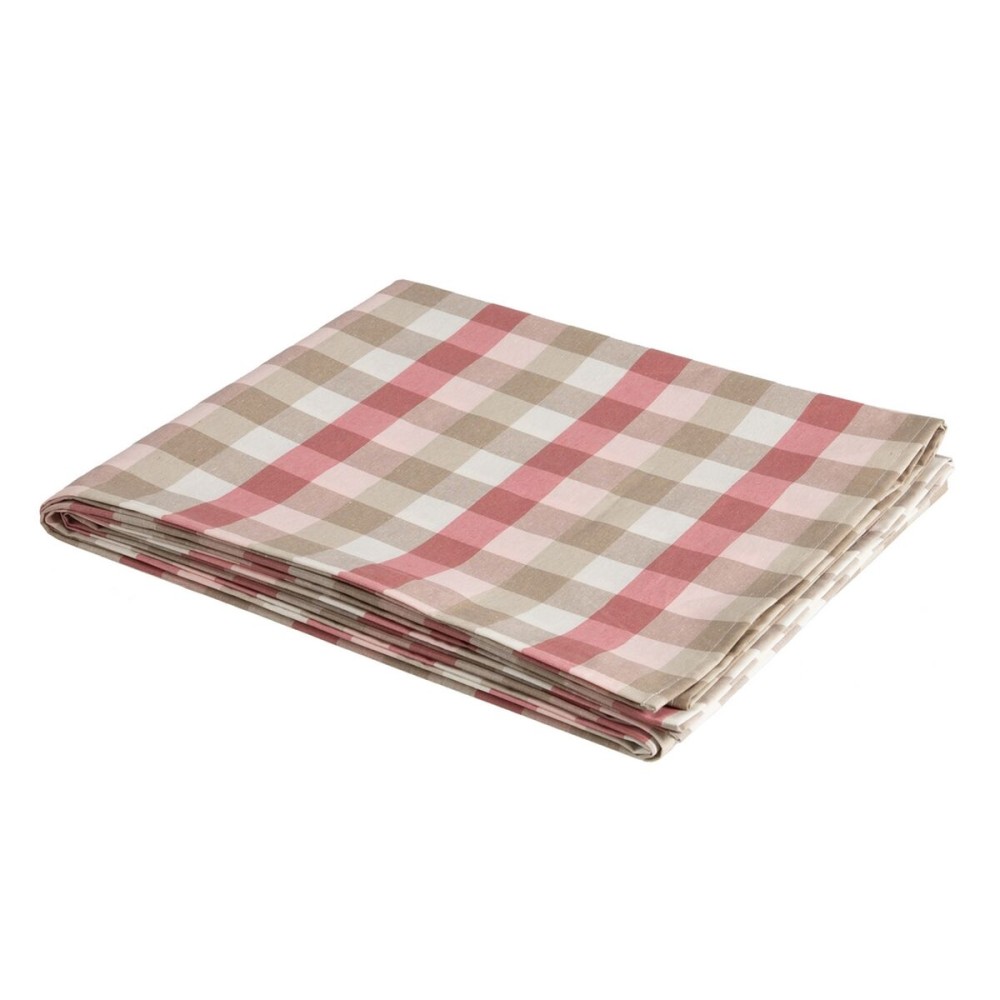 Tablecloth Pink Polyester 100% cotton 140 x 240 cm