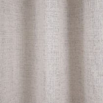 Cortina Beige Poliéster Plata 100 % algodón 140 x 260 cm