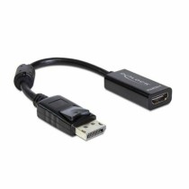 DisplayPorttoHDMIAdapterDELOCKAdaptadorDisplayPortHDMI13cmBlack