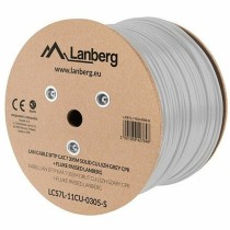 UTPCategory6eRigidNetworkCableLanbergWhite305m