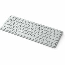 Tastiera Wireless Microsoft 21Y-00054 Qwerty in Spagnolo Bianco Senza Fili