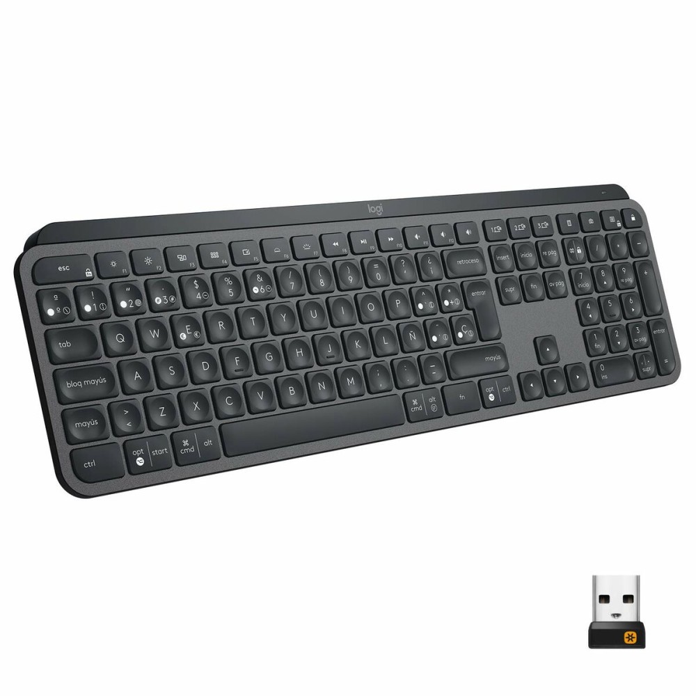 Tastatur Logitech 920-010811 QWERTY Portugiesisch Graphit