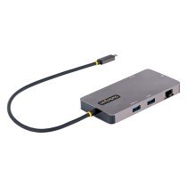 Hub USB Startech 120B-USBC-MULTIPORT Cinzento