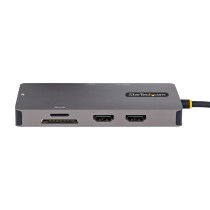 Hub USB Startech 120B-USBC-MULTIPORT Grigio