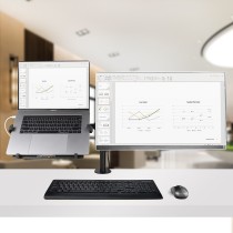 Bildschirm-Träger für den Tisch Startech A2-LAPTOP-DESK-MOUNT Schwarz 34" 13"