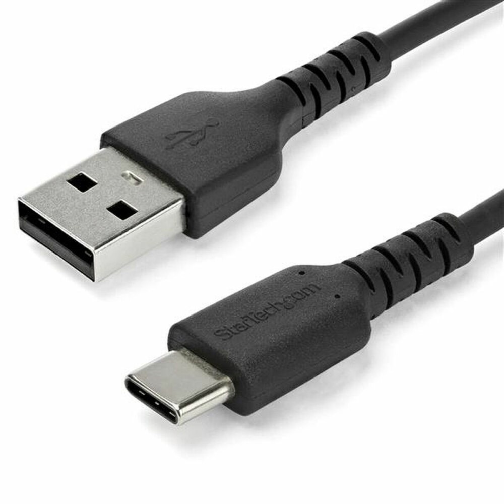 Cabo USB A para USB C Startech RUSB2AC1MB           Preto