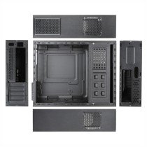 Caja Minitorre Micro ATX con Fuente Alimentación TooQ TQC-3005U3 Slim USB 3.0