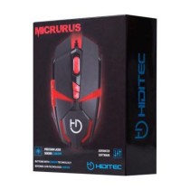 Ratón Gaming Hiditec Micrurus 8100 dpi Negro Rojo