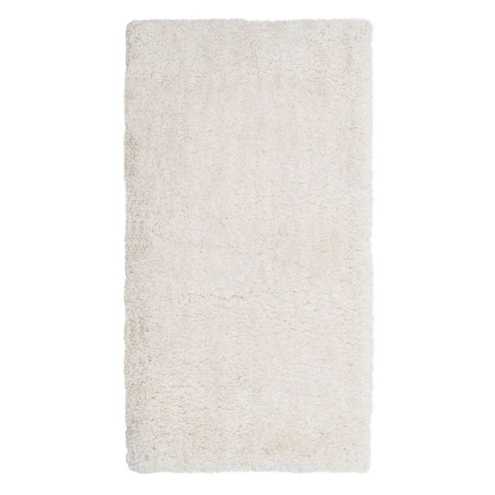 Carpet 80 x 150 cm Polyester White