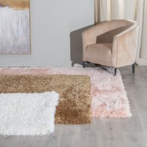 Carpet 80 x 150 cm Polyester White