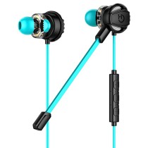 Auriculares con Micrófono Gaming Hiditec GHE010002 (3.5 mm) Negro Azul