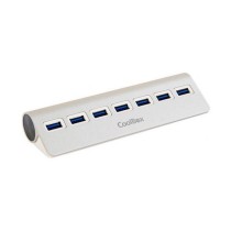 Hub USB CoolBox COO-HU7ALU3 Aluminio (7 Puertos)