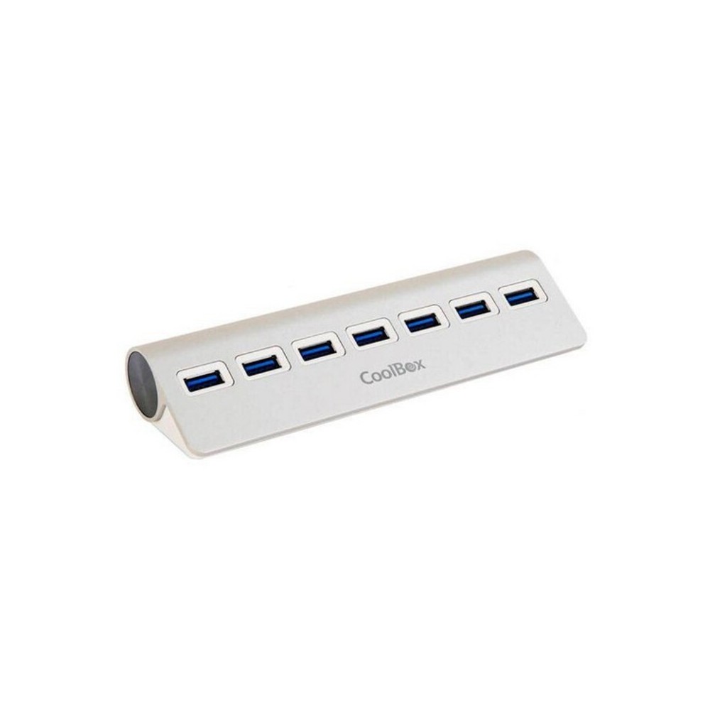 Hub USB CoolBox COO-HU7ALU3 Alluminio (7 Porte)