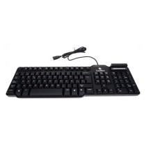 Teclado con Lector CoolBox COO-TEC02DNI Negro