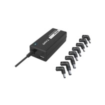 Carregador para Portátil TooQ TQLC-65BS02AT 65W 8 conectores Preto