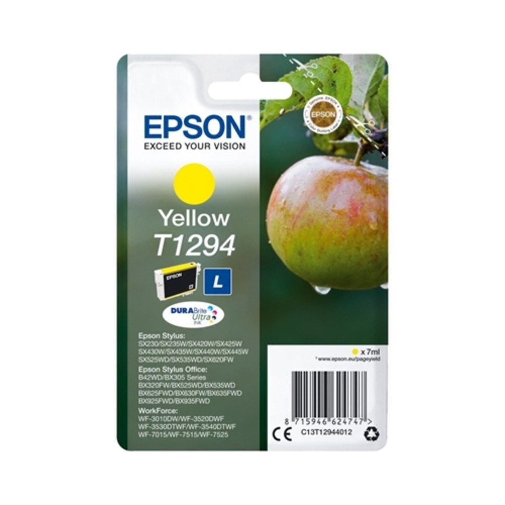 Cartucho Compatível Epson T1294 7 ml Amarelo