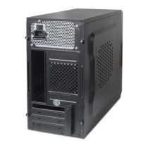 Caja Minitorre Micro ATX con Lector de Tarjetas TooQ TQC-4745DU3C-B Negro