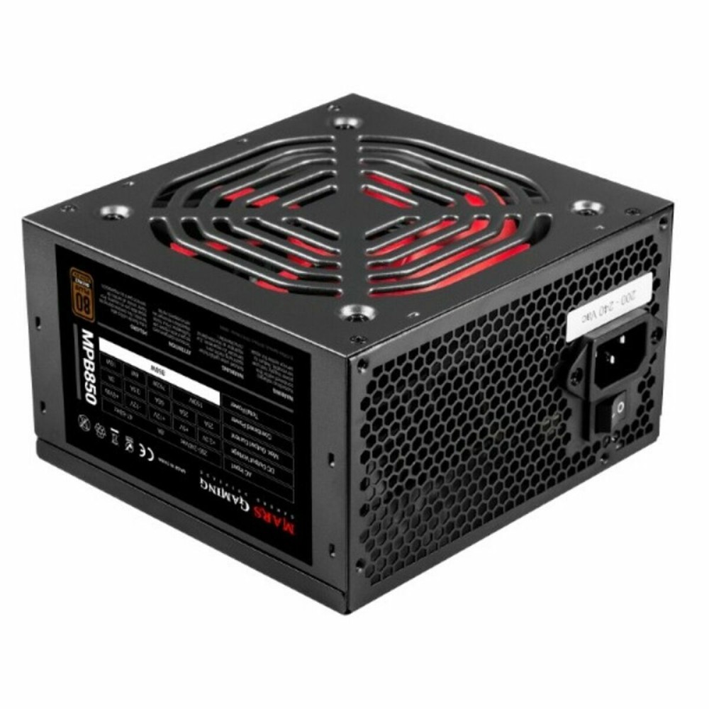 Fonte di Alimentazione Mars Gaming MPB850 ATX 850W 850 W 150 W 6 W ATX 80 Plus Bronze RoHS (Ricondizionati B)