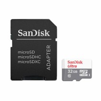 Cartão de Memória Micro SD com Adaptador SanDisk SDSQUNR-032G-GN3MA C10 32 GB