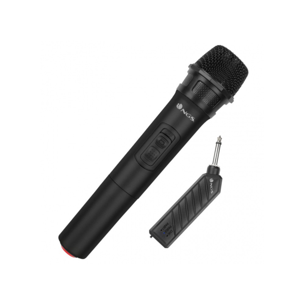 Karaoke Mikrofon NGS ELEC-MIC-0013 261.8 MHz 400 mAh Schwarz