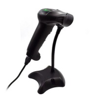 Barcode Reader with Support Ewent EW3420 LED USB Black