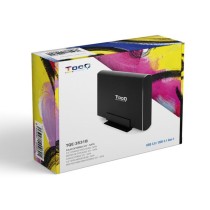 Invólucro de Disco Rígido TooQ TQE-3531B 3,5" USB 3.0 Preto