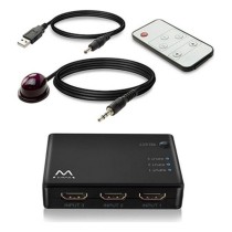 AV-Adapter/Konverter Ewent EW3730 HDMI 4K Schwarz