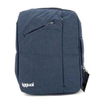 Laptop Backpack iggual IGG317051 Blue 15,6" Impermeable Anti-theft