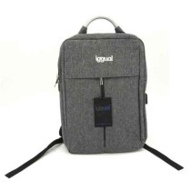 Mochila para notebook iggual All Tech In 15,6" Impermeável Cinzento