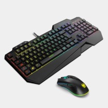 Teclado e Rato para Vídeojogos Krom NXKROMKRSHRSP RGB