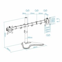 Soporte TV TooQ DB1702TN-B