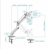 TV Mount TooQ DB4032TNR-G 17"-32"