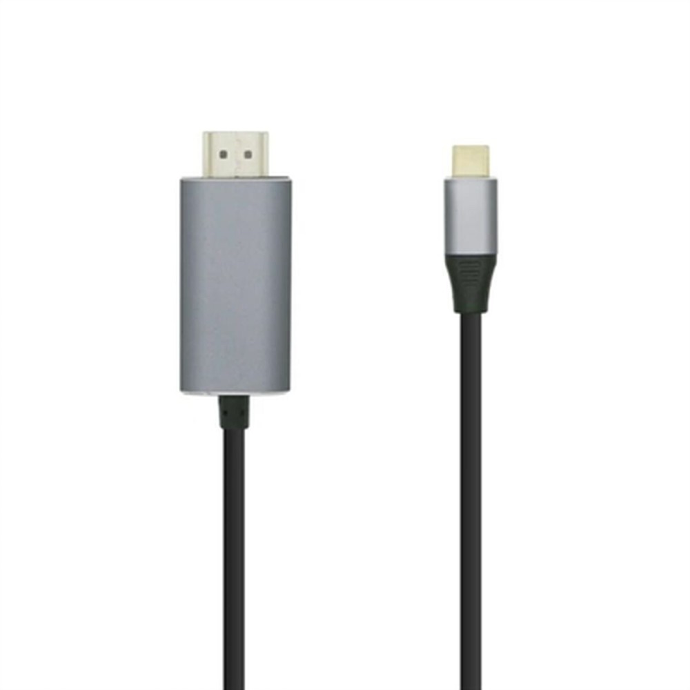 Cable USB C a HDMI Aisens A109-0392 Negro 4K Ultra HD 80 cm