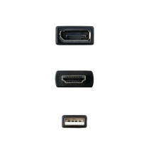 Cable DisplayPort a HDMI NANOCABLE 10.16.0205 20 cm Negro 4K Ultra HD